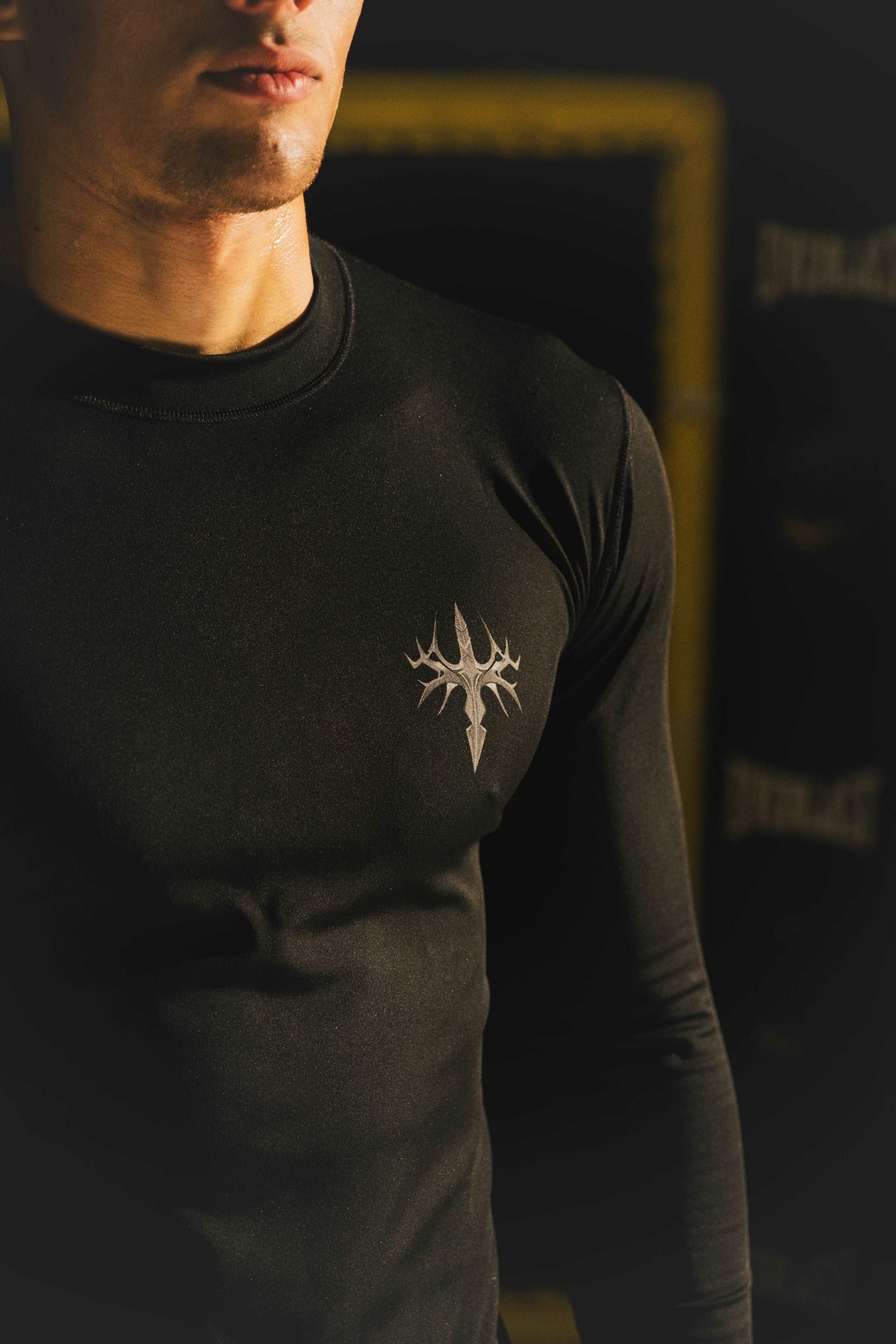 Black Long Sleeve Compression T-Shirt