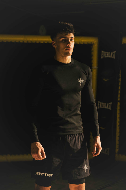 Black Long Sleeve Compression T-Shirt